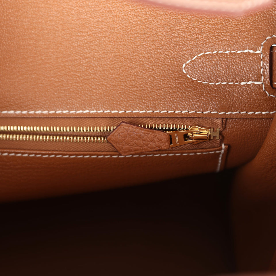Hermes Birkin 30 Gold Togo Gold Hardware