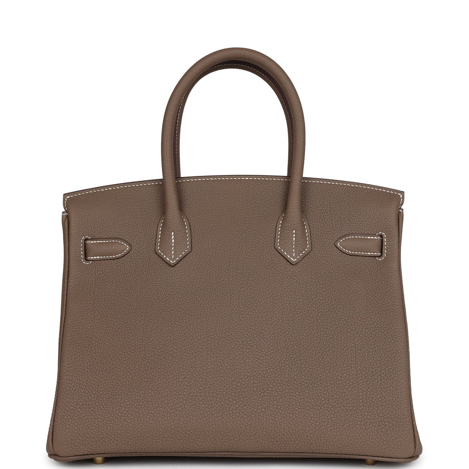 Hermes Birkin 30 Etoupe Togo Gold Hardware