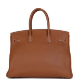 New Hermes Birkin 35 Gold Togo Gold Hardware