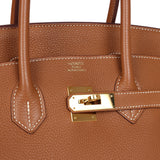 New Hermes Birkin 35 Gold Togo Gold Hardware