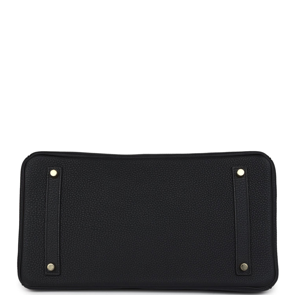 Hermes Birkin 35 Black Togo Gold Hardware