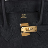 Hermes Birkin 35 Black Togo Gold Hardware