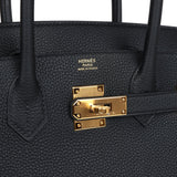 Hermes Birkin 30 Black Togo Gold Hardware