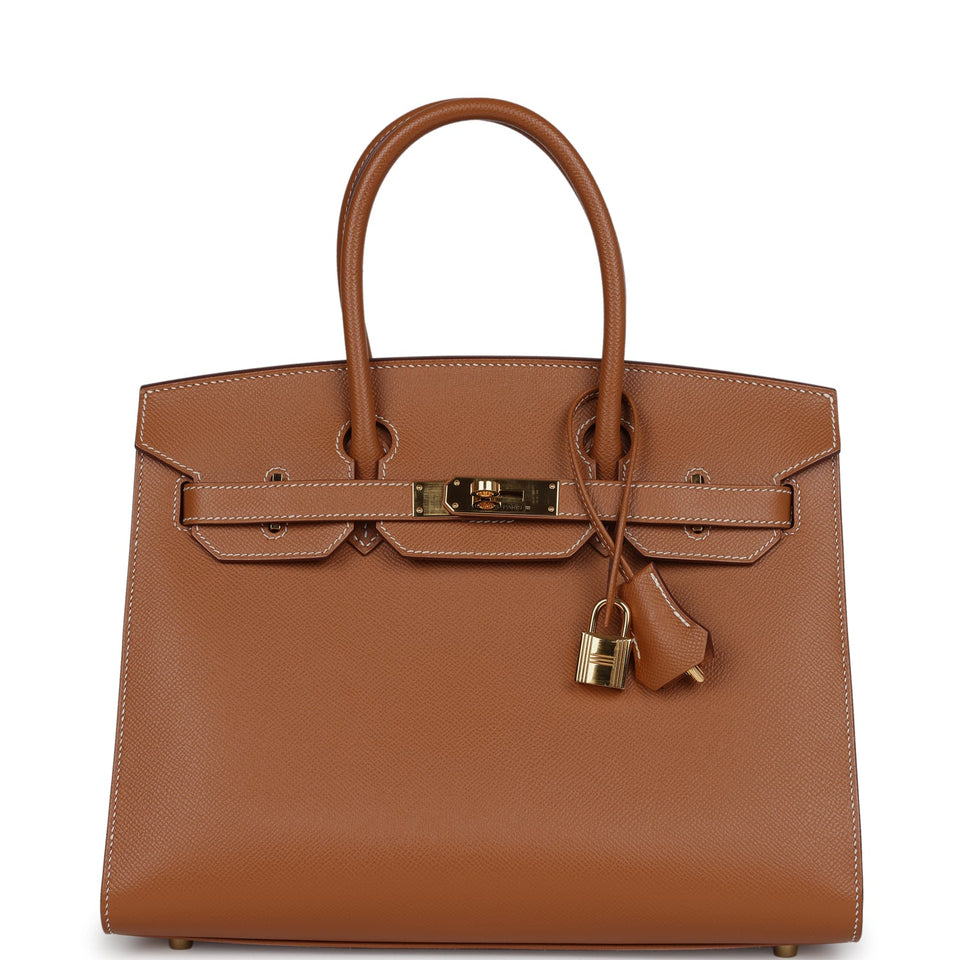 New Hermes Birkin Sellier 30 Gold Epsom Gold Hardware