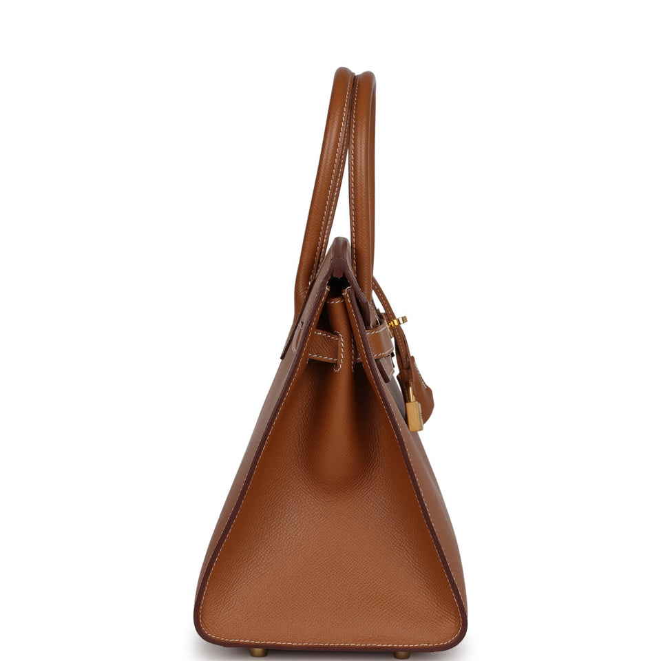 New Hermes Birkin Sellier 30 Gold Epsom Gold Hardware