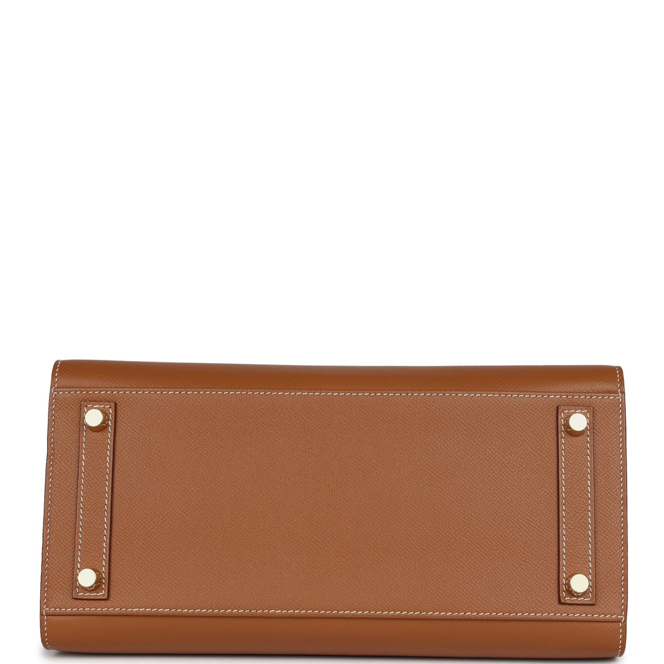 New Hermes Birkin Sellier 30 Gold Epsom Gold Hardware