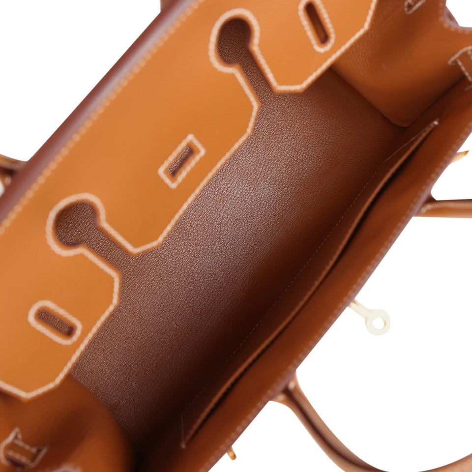 New Hermes Birkin Sellier 30 Gold Epsom Gold Hardware