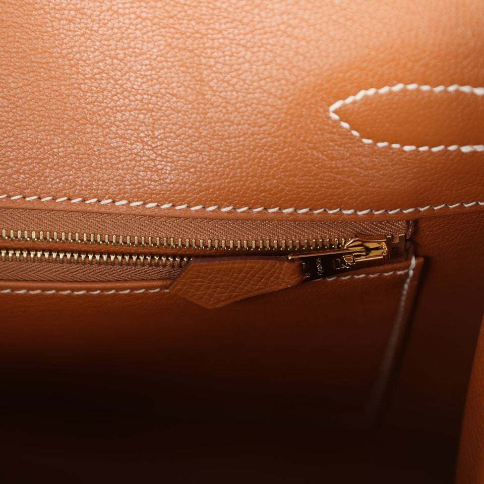 New Hermes Birkin Sellier 30 Gold Epsom Gold Hardware