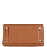 Hermes Birkin Sellier 25 Gold Epsom Palladium Hardware