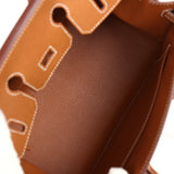 Hermes Birkin Sellier 25 Gold Epsom Palladium Hardware