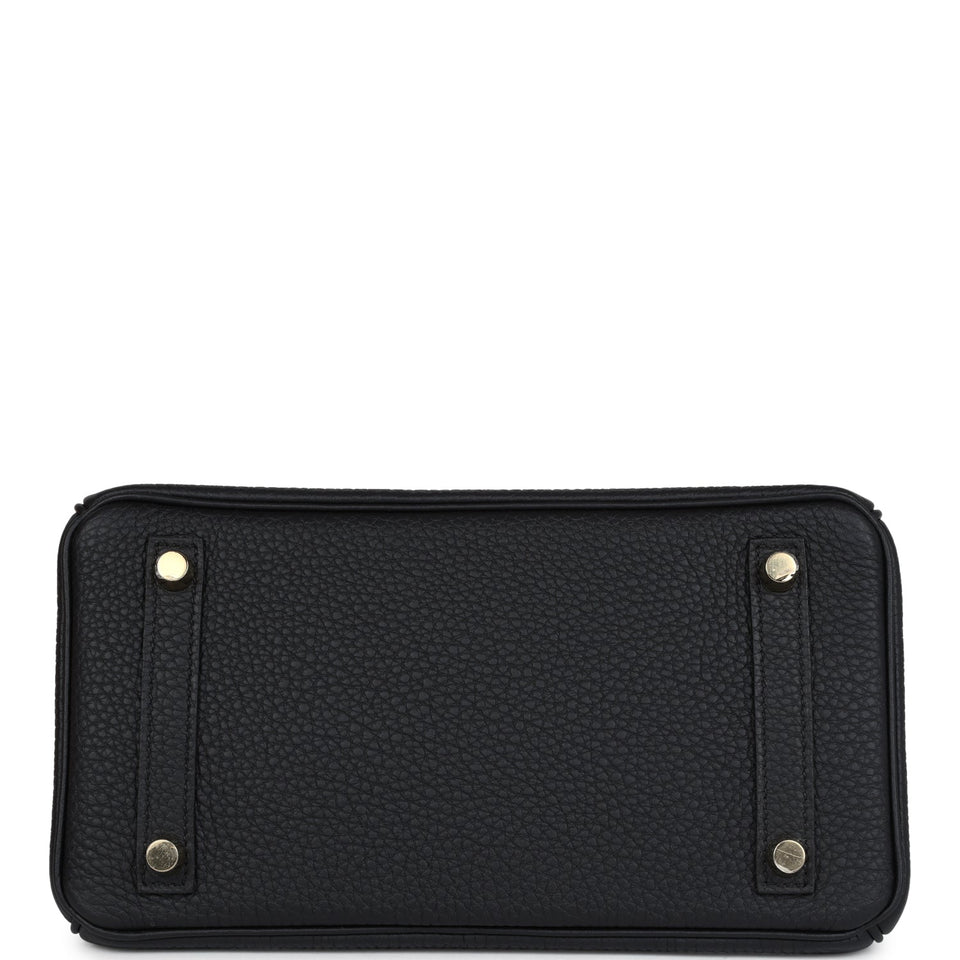 Hermes Birkin 25 Black Togo Gold Hardware