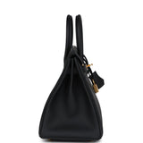 Hermes Birkin 25 Black Togo Gold Hardware