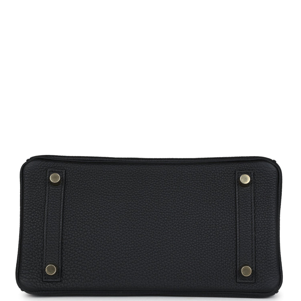 Hermes Birkin 25 Black Togo Gold Hardware