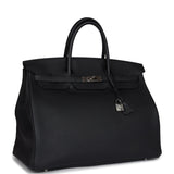 New Hermes Birkin 40 Black Togo Palladium Hardware