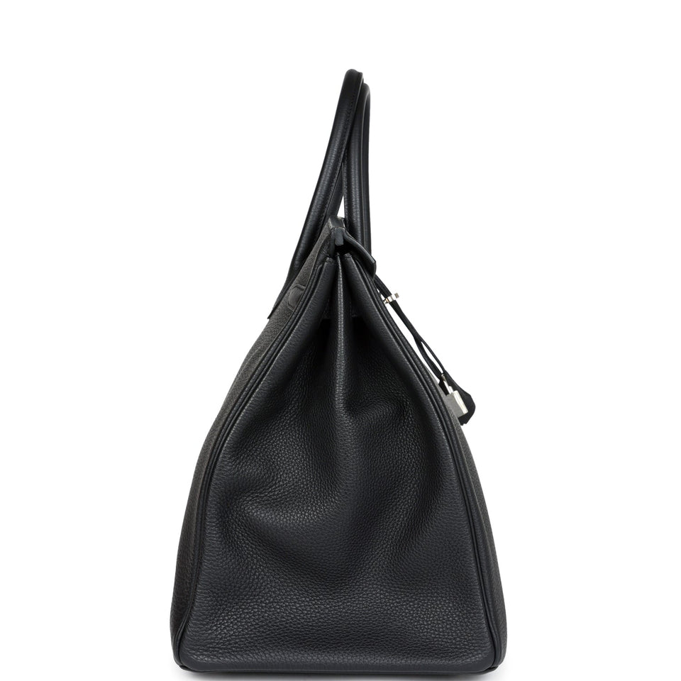 New Hermes Birkin 40 Black Togo Palladium Hardware