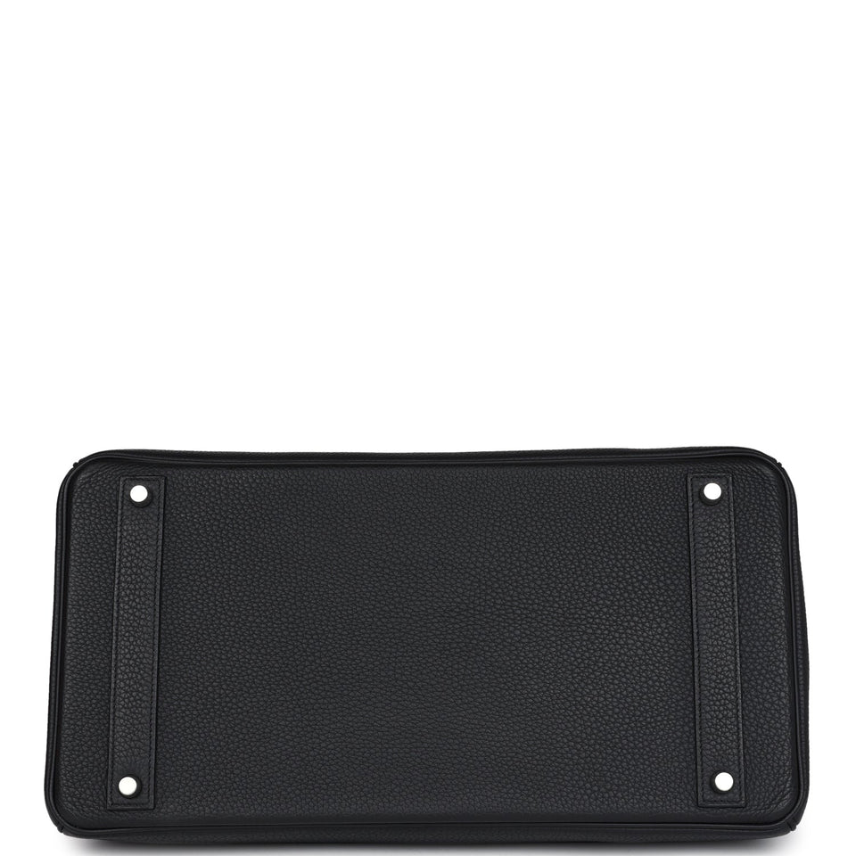 New Hermes Birkin 40 Black Togo Palladium Hardware