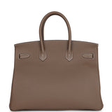 New Hermes Birkin 35 Etoupe Togo Gold Hardware