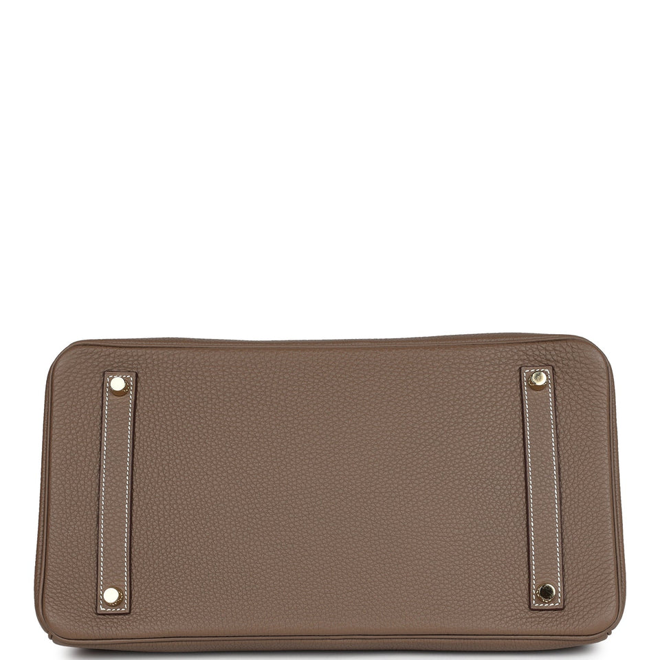 New Hermes Birkin 35 Etoupe Togo Gold Hardware