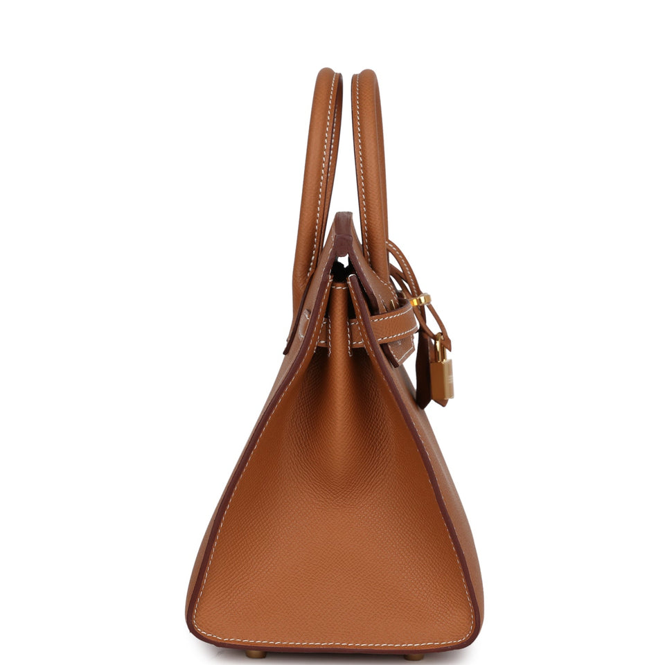 Hermes Birkin Sellier 25 Gold Epsom Gold Hardware