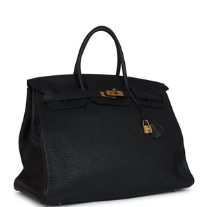 New Hermes Birkin 40 Black Togo Gold Hardware