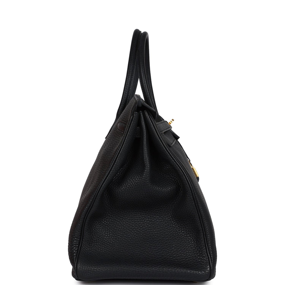 New Hermes Birkin 40 Black Togo Gold Hardware