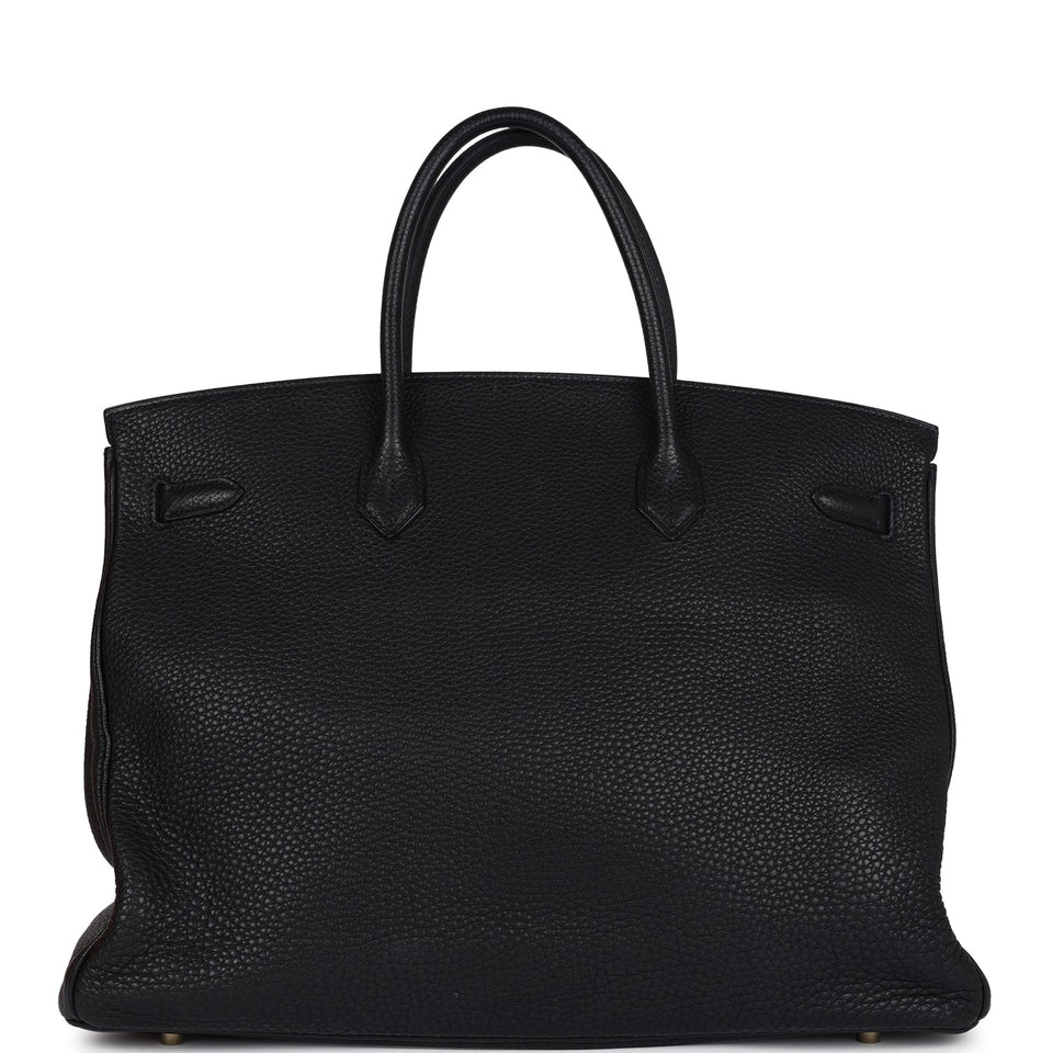 New Hermes Birkin 40 Black Togo Gold Hardware