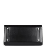 Hermes Birkin Sellier 25 Black Box Palladium Hardware