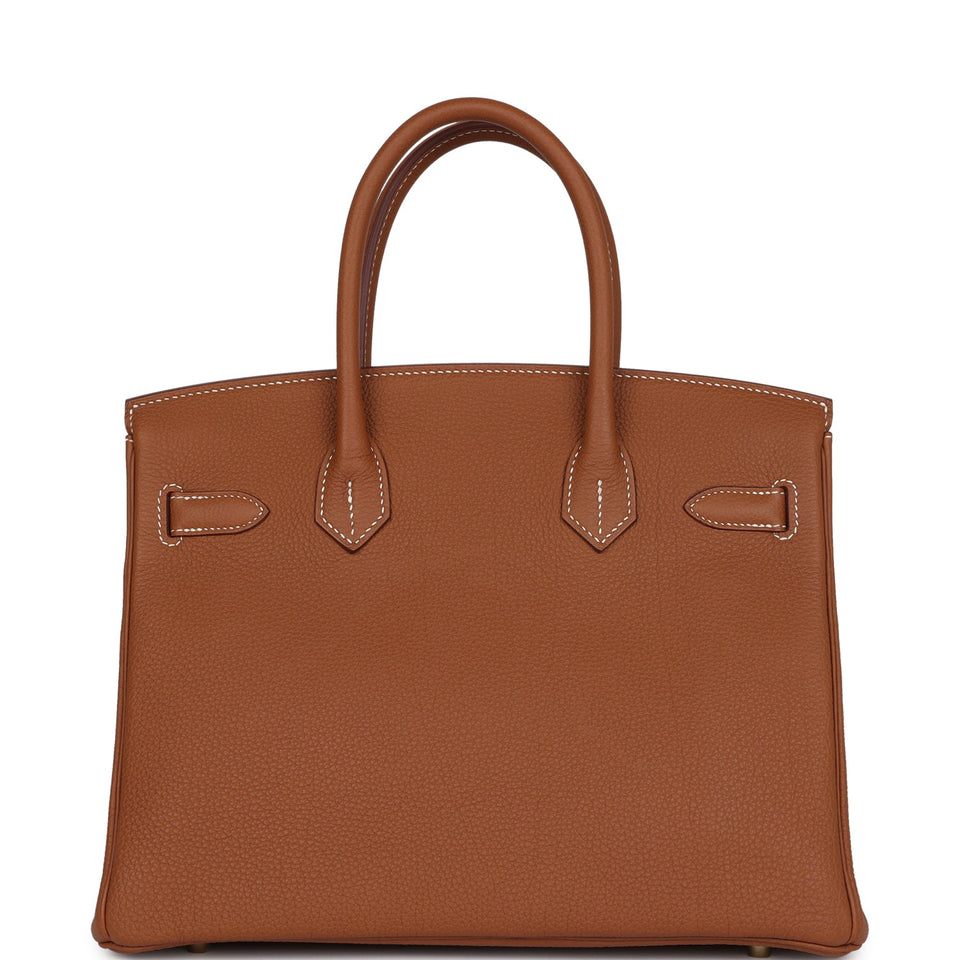 New Hermes Birkin 30 Gold Togo Gold Hardware
