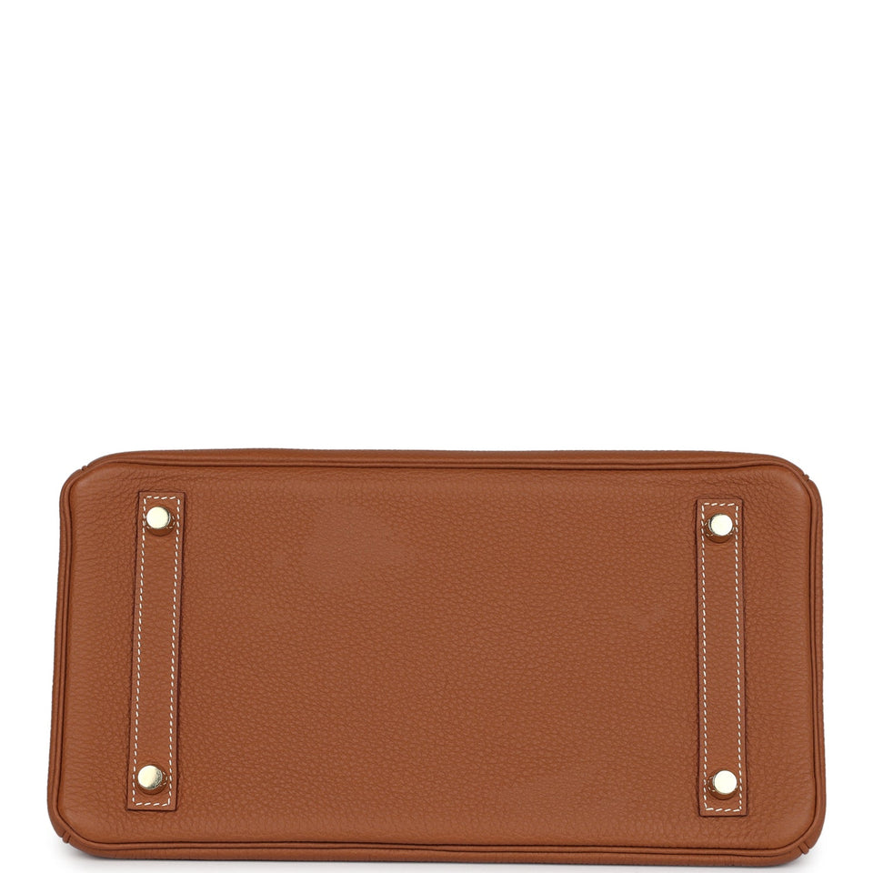 New Hermes Birkin 30 Gold Togo Gold Hardware