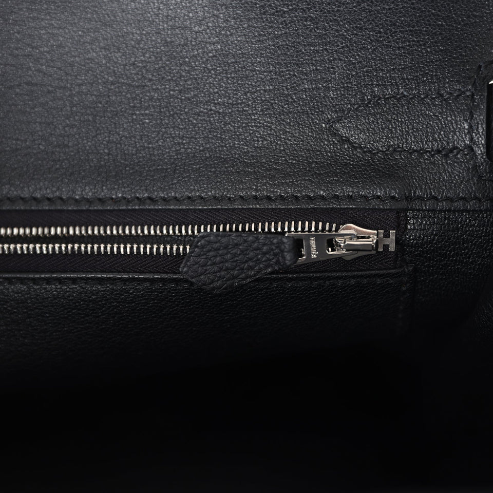 Hermes Birkin 30 Black Togo Palladium Hardware