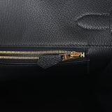 Hermes Birkin 35 Black Togo Gold Hardware