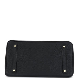 Hermes Birkin 35 Black Togo Gold Hardware