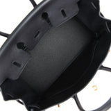 Hermes Birkin 25 Black Togo Gold Hardware