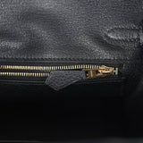 Hermes Birkin 25 Black Togo Gold Hardware
