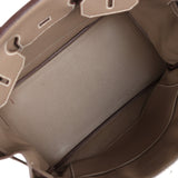 New Hermes Birkin 35 Etoupe Togo Palladium Hardware