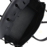 Hermes Birkin 25 Black Togo Gold Hardware