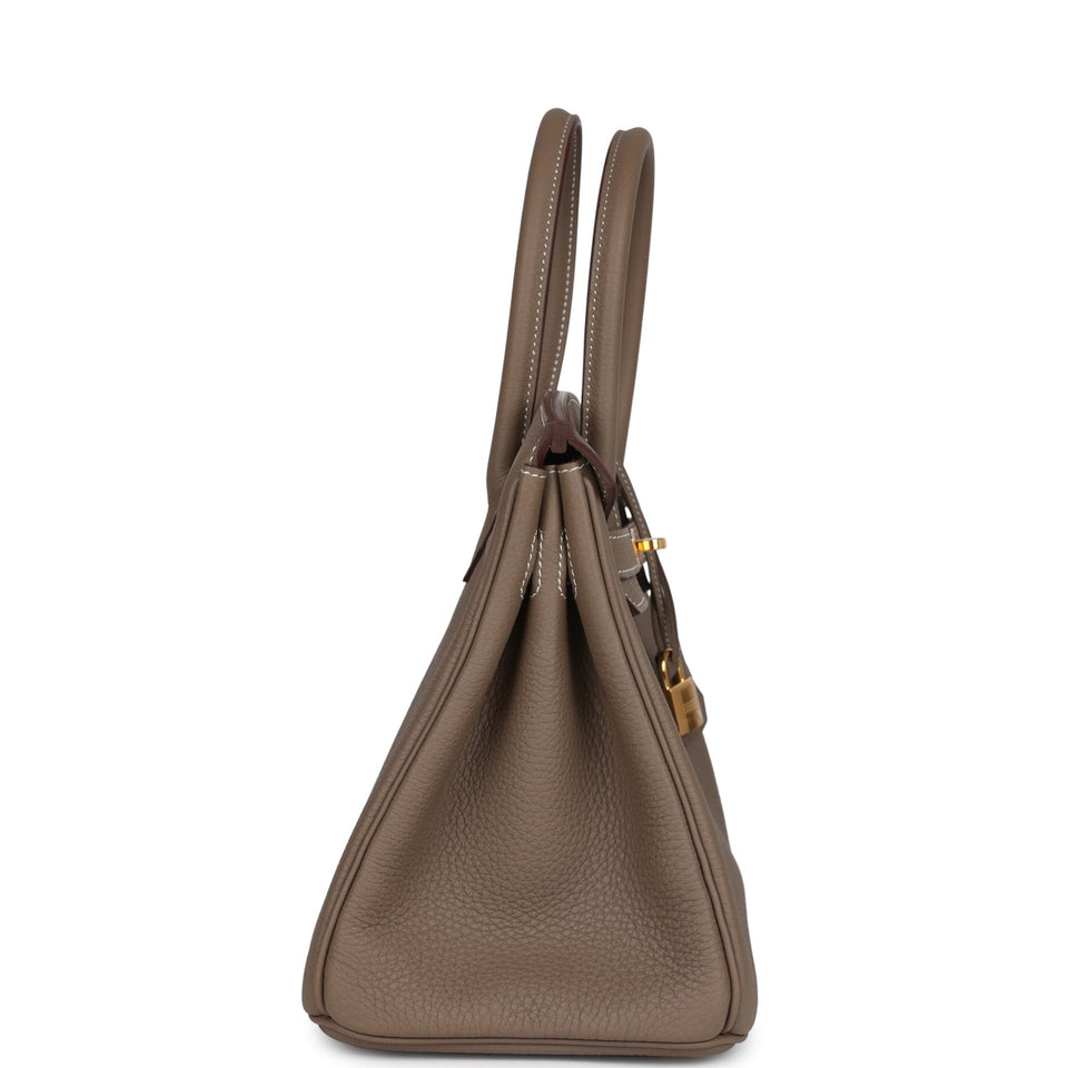 Hermes Birkin 30 Etoupe Togo Gold Hardware