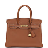 Hermes Birkin 30 Gold Togo Gold Hardware