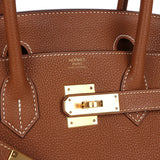New Hermes Birkin 30 Gold Togo Gold Hardware