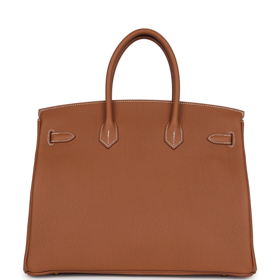 Hermes Birkin 35 Gold Togo Gold Hardware