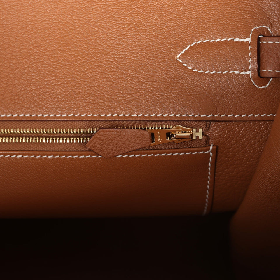 Hermes Birkin 35 Gold Togo Gold Hardware