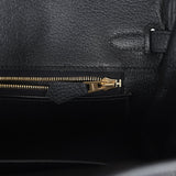 Hermes Birkin 25 Black Togo Gold Hardware
