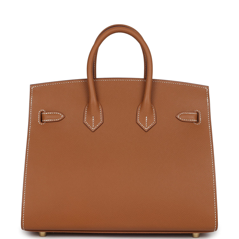 Hermes Birkin Sellier 25 Gold Epsom Gold Hardware