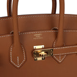 Hermes Birkin Sellier 25 Gold Epsom Gold Hardware