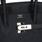 New Hermes Birkin 35 Black Togo Palladium Hardware