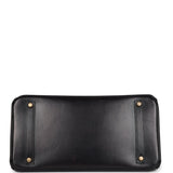 New Hermes Birkin 35 Black Box Gold Hardware