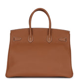 New Hermes Birkin 35 Gold Togo Gold Hardware