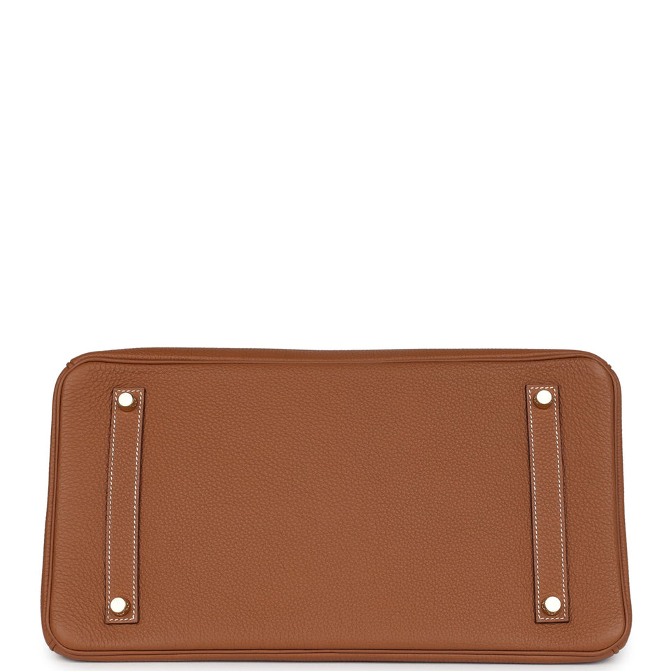 New Hermes Birkin 35 Gold Togo Gold Hardware