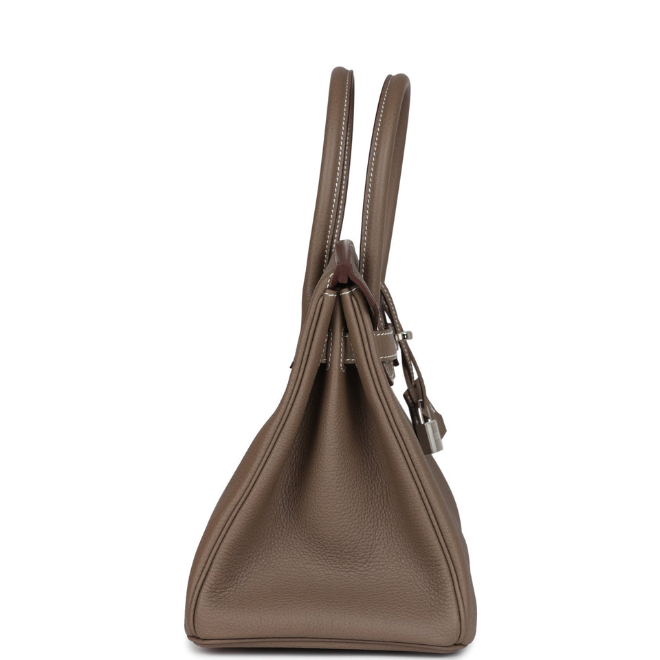 Hermes Birkin 30 Etoupe Togo Palladium Hardware