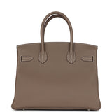 Hermes Birkin 30 Etoupe Togo Palladium Hardware
